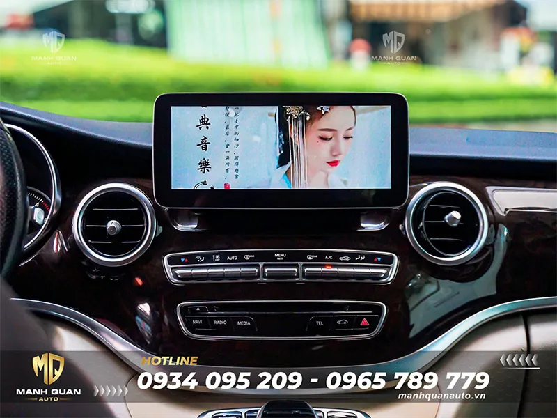 Màn hình android cho Mercedes Benz V-Class 2020-2023