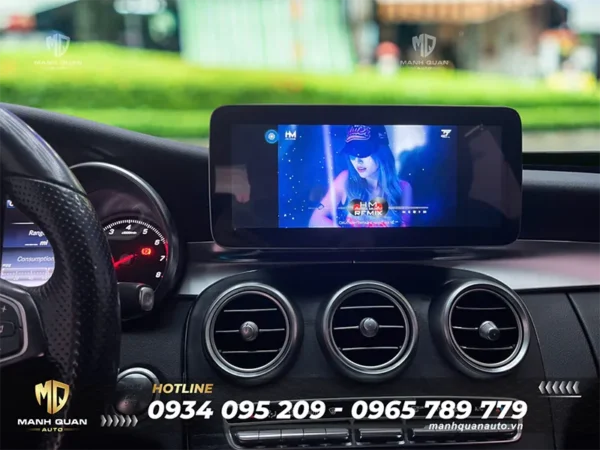 Màn hình liền camera Mercedes Benz GLC 2016-2020