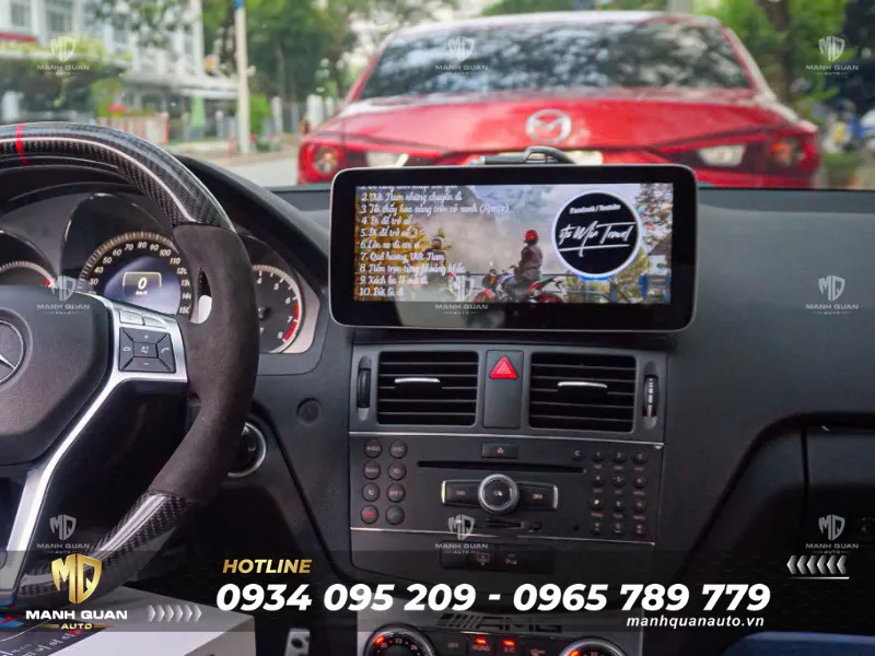 Màn hình android Fly cho Mercedes Benz C Class 2007-2010