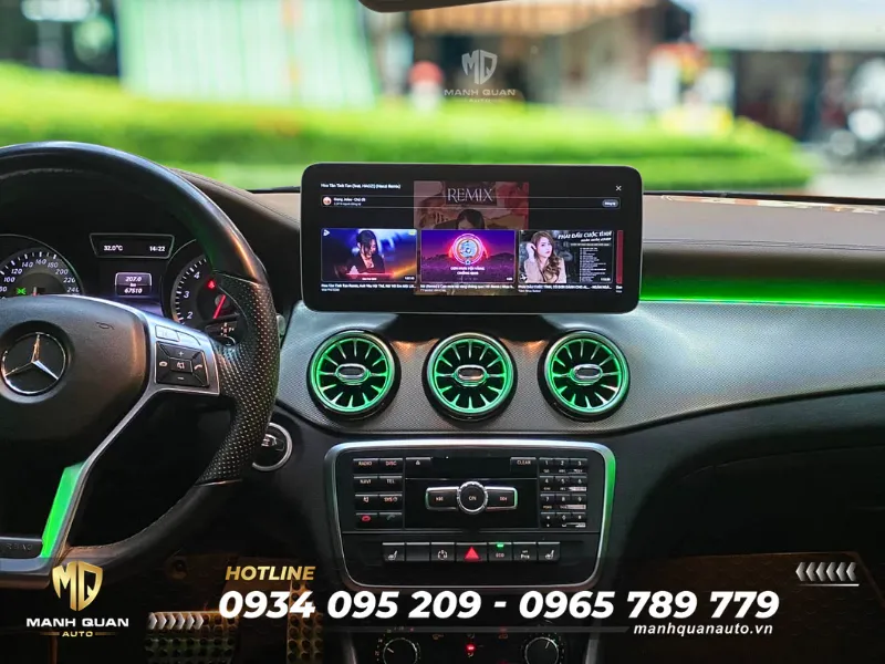 Màn hình android Fly cho Mercedes Benz CLA 2011-2018