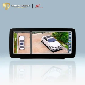 Màn hình android Fly cho Mercedes Benz GLC 2016-2020 liền cam 360