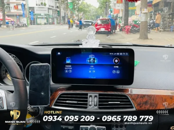 Màn hình android Fly cho Mercedes Benz C Class 2011-2015