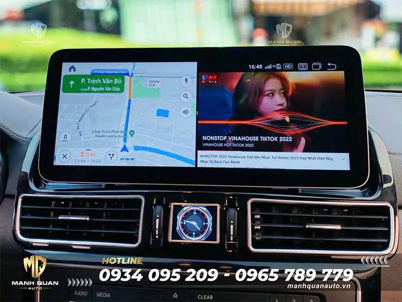 Màn hình android Fly cho Mercedes Benz GLE, GLS 2016-2019