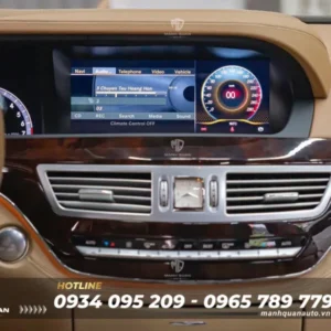 Màn hình android Fly cho Mercedes Benz S Class 2005-2013