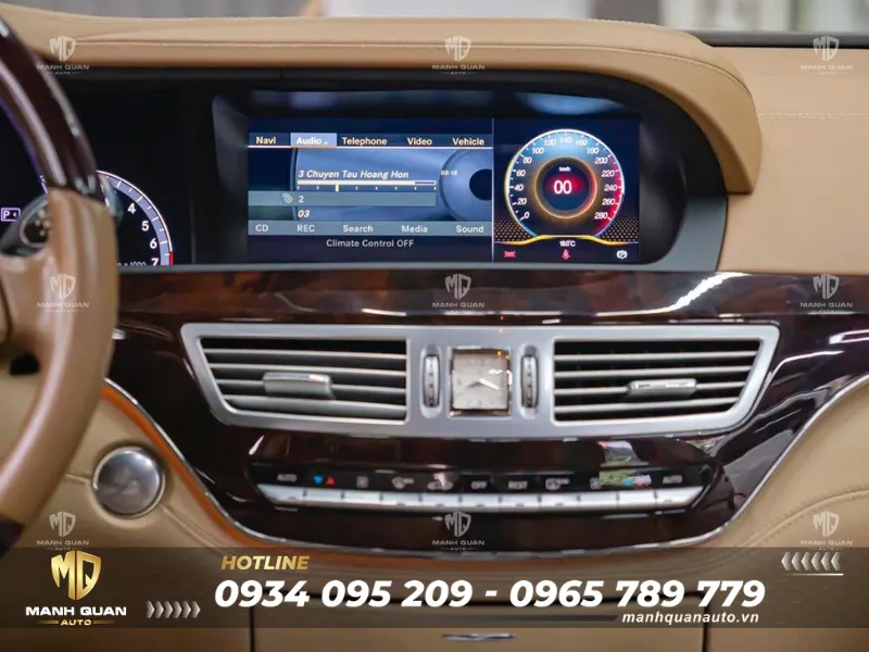 Màn hình android Fly cho Mercedes Benz S Class 2005-2013