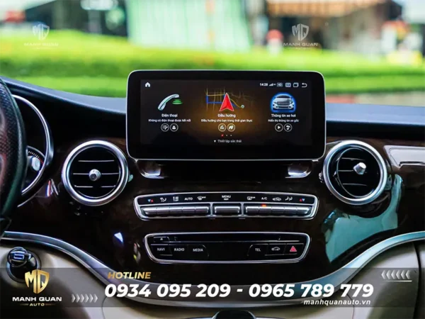 Màn hình android cho Mercedes Benz V-Class 2020-2023