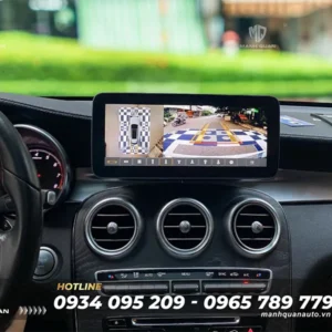 Màn hình liền camera Mercedes Benz GLC 2016-2020