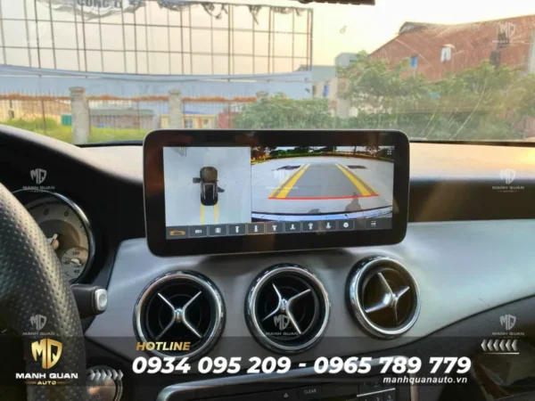 Màn hình liền camera 360 cho Mercedes GLA 2011-2018