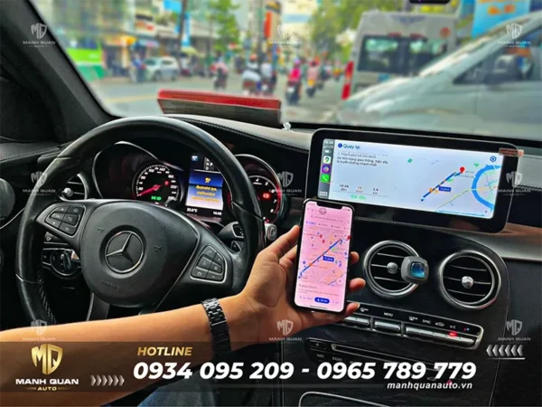 Màn hình liền camera Mercedes Benz GLC 2016-2020