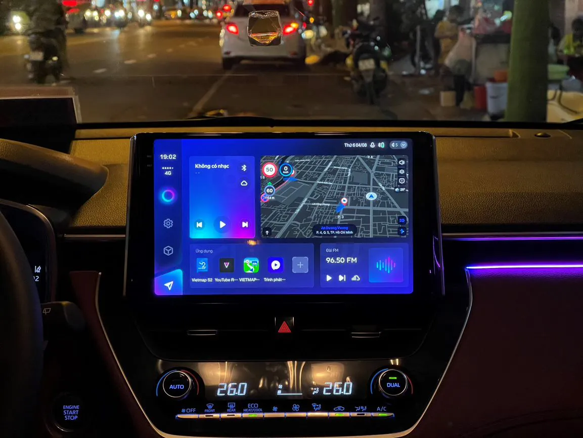 Địa chỉ lắp đặt màn hình android Teyes cho ô tô tại Bà Rịa - Vũng Tàu