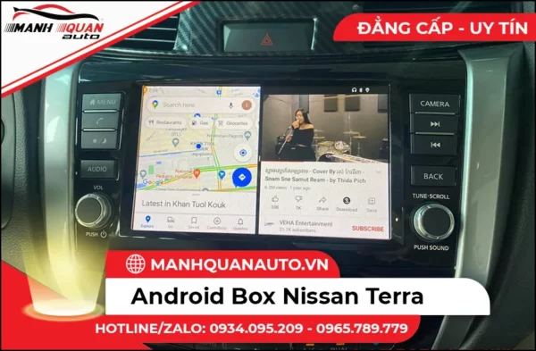 Lắp Android Box Cho Nissan Terra