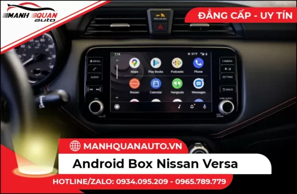 Lắp Android Box Cho Nissan Versa