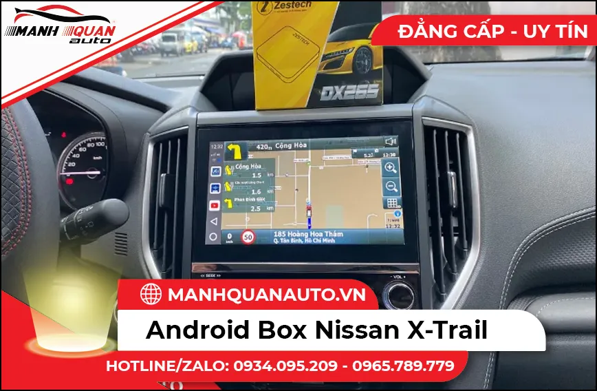 Lắp Android Box Cho Nissan X-Trail