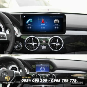 Trước và sau lắp màn hình android cho Mercedes Benz GLK 2009-2015 4.5