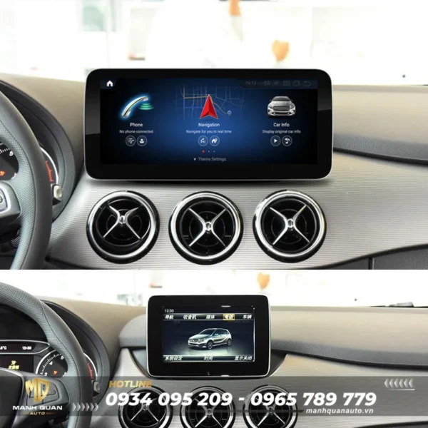Màn hình android Fly cho Mercedes GLA 2011-2018