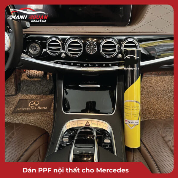 Dán PPF nội thất cho Mercedes