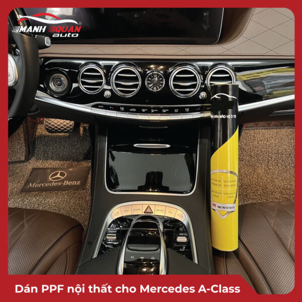 Dán PPF nội thất cho Mercedes A-Class