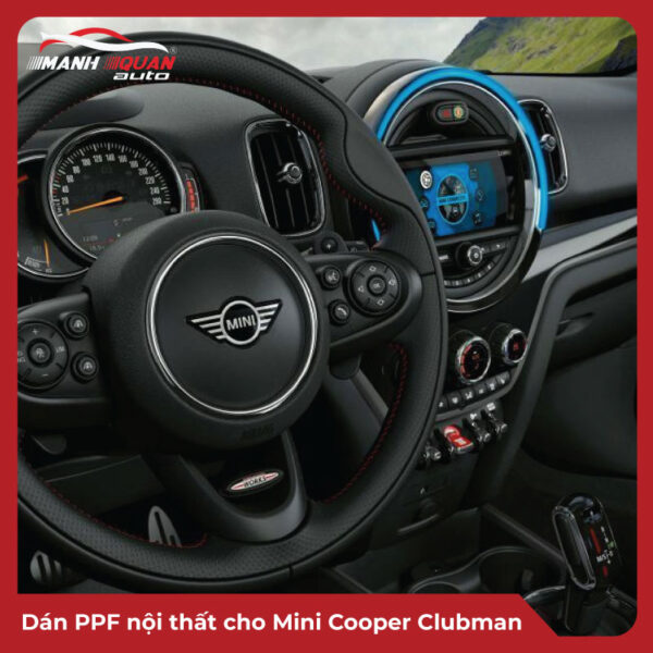 Dán PPF nội thất cho Mini Cooper Clubman