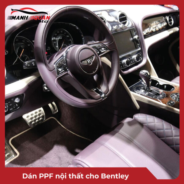 Dán PPF nội thất cho Bentley