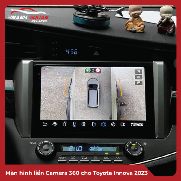 Màn hình liền Camera 360 cho Toyota Innova 2023