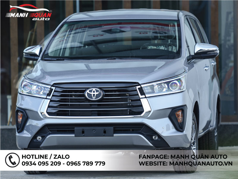 Ưu điểm của độ mặt calang đối với xe Toyota Innova 2023.