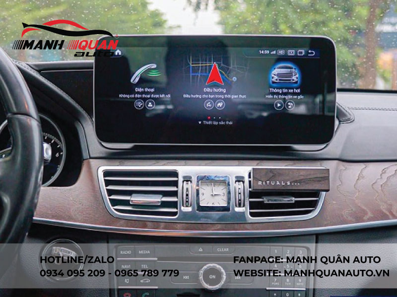 Sửa chữa màn hình cho xe Mercedes E200 ở đâu?