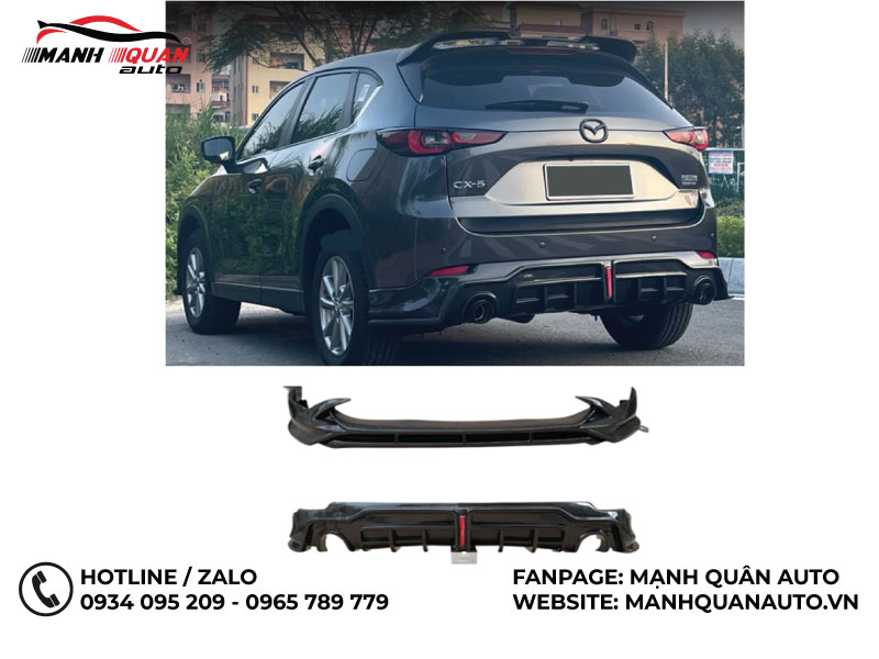 Ốp cản sau dành cho Mazda CX-5 2023.