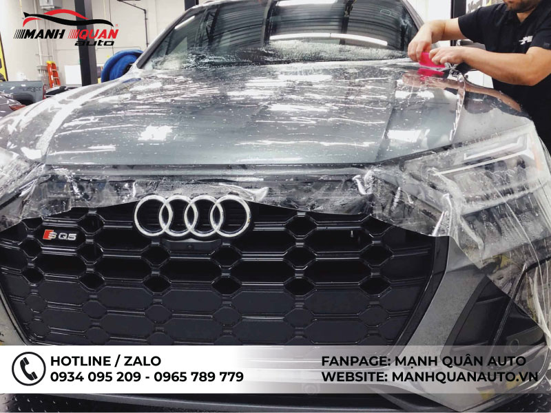 Nâng tầm giá trị xe Audi nhờ giải pháp dán PPF.