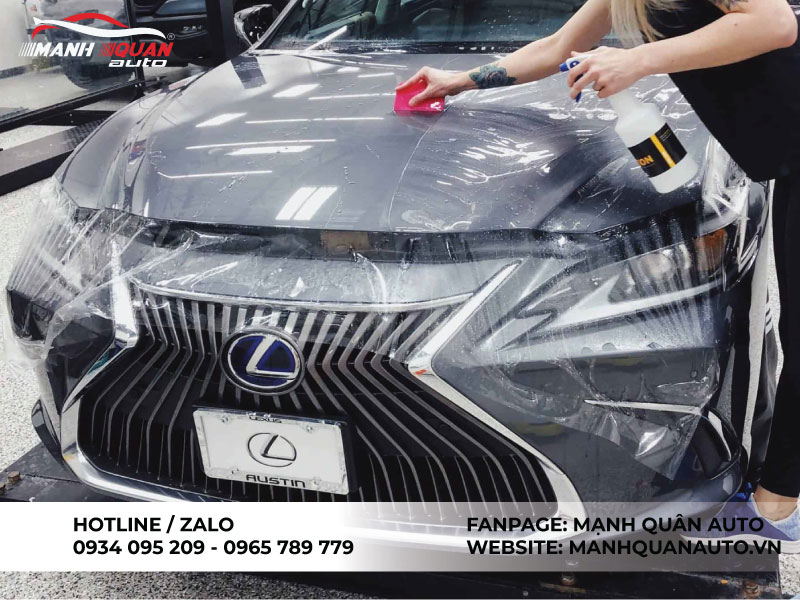 Dán PPF chính hãng cho Lexus tại TPHCM.