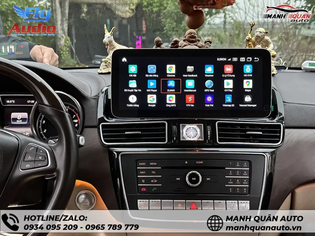 Màn hình android cho Mercedes mạnh quân auto