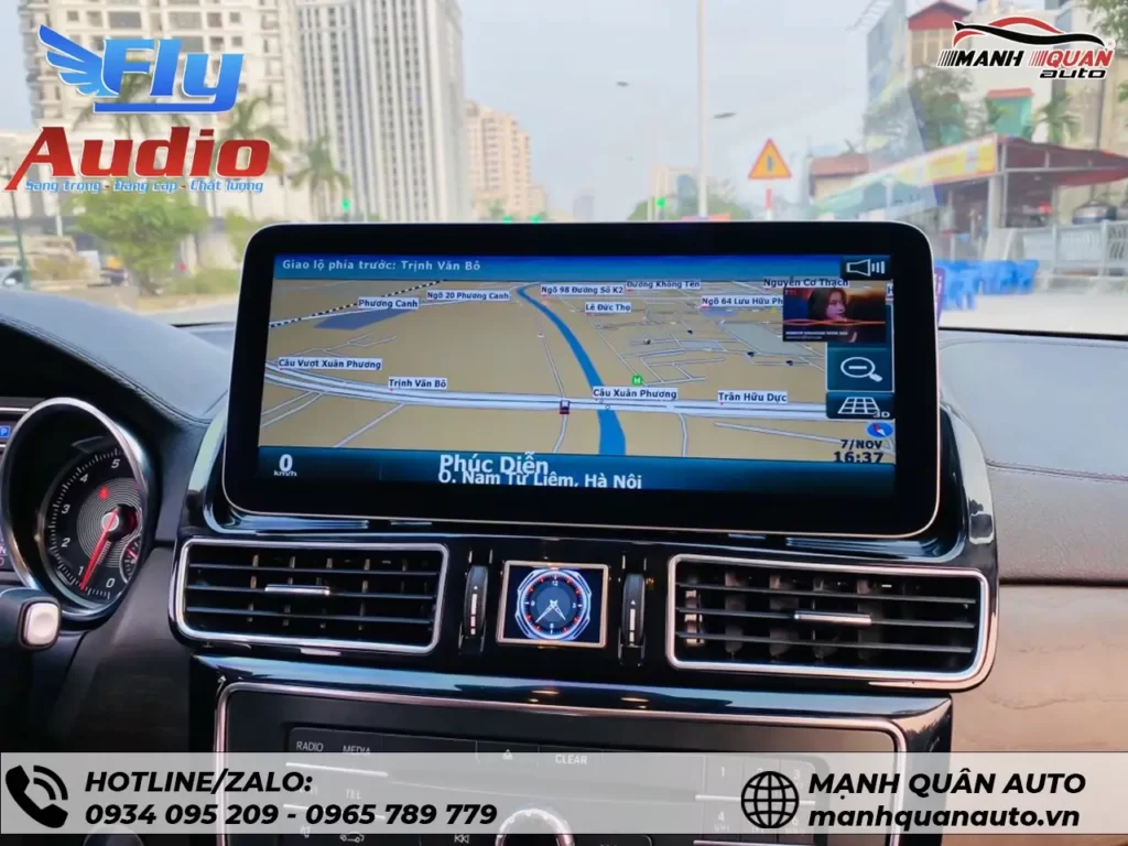 Màn hình android cho Mercedes mạnh quân auto