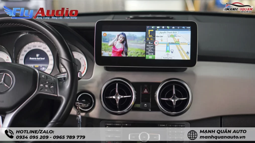 Màn hình android cho Mercedes mạnh quân auto