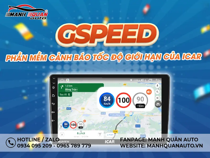 GSpeed – Cảnh báo tốc độ giới hạn trên Google Maps