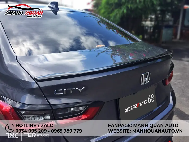 Đuôi gió Honda City 2020 Mẫu Drive 68