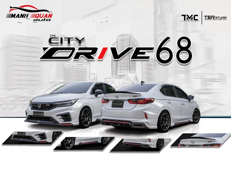 Body Kit Honda City 2020 Mẫu Drive 68