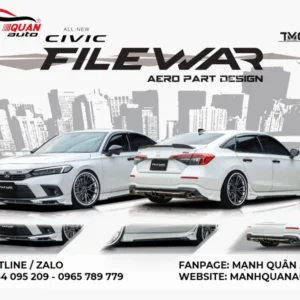 Body Kit Honda Civic 2021 - 2023 Mẫu Filewar