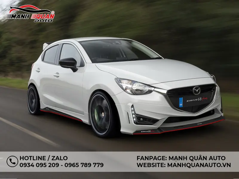 Body Kit Mazda 2 Hatchback 2015 - 2019 Mẫu Drive 68 Plus