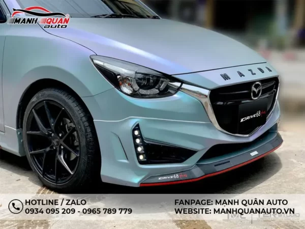 Body Kit Mazda 2 Hatchback 2015 - 2019 Mẫu Drive 68 Plus