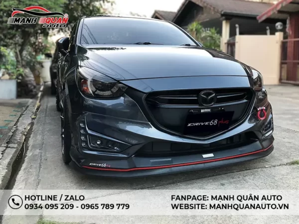 Body Kit Mazda 2 Hatchback 2015 - 2019 Mẫu Drive 68 Plus