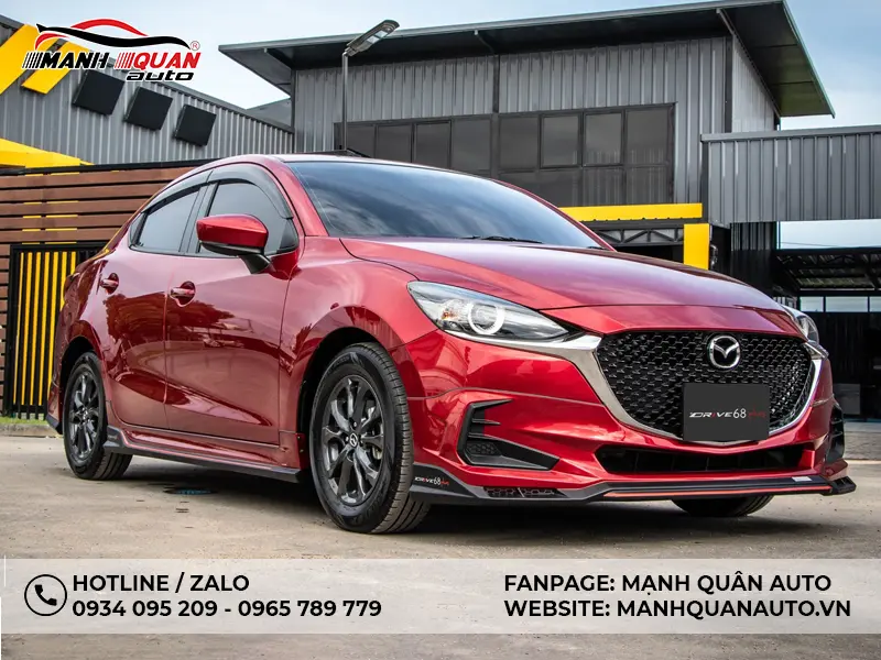 Body Kit Mazda 2 Hatchback 2020 Mẫu Drive 68 Plus