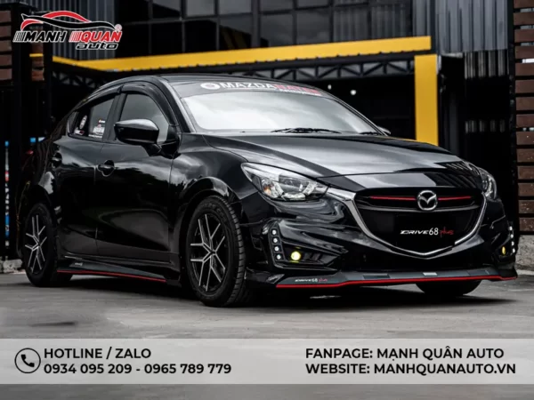 Body Kit Mazda 2 Sedan 2015 - 2019 Mẫu Drive 68 Plus