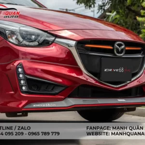 Body Kit Mazda 2 Sedan 2015 - 2019 Mẫu Drive 68 Plus