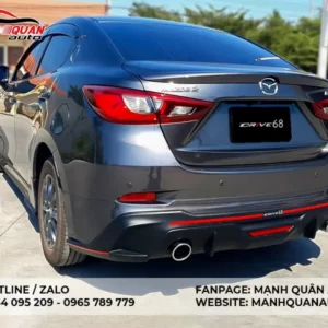 Body Kit Mazda 2 Sedan 2015 - 2019 Mẫu Drive 68 Plus