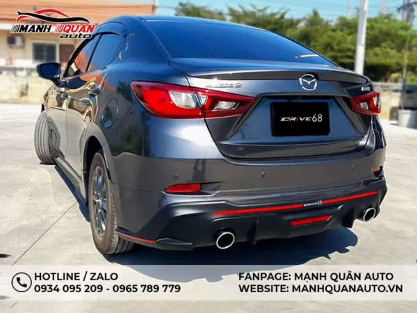 Body Kit Mazda 2 Sedan 2015 - 2019 Mẫu Drive 68 Plus