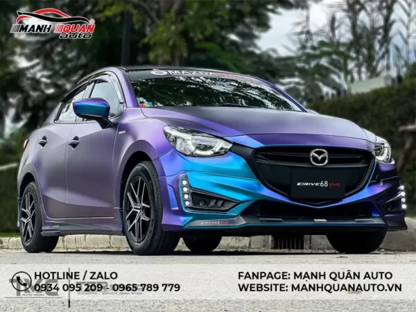 Body Kit Mazda 2 Sedan 2015 - 2019 Mẫu Drive 68 Plus