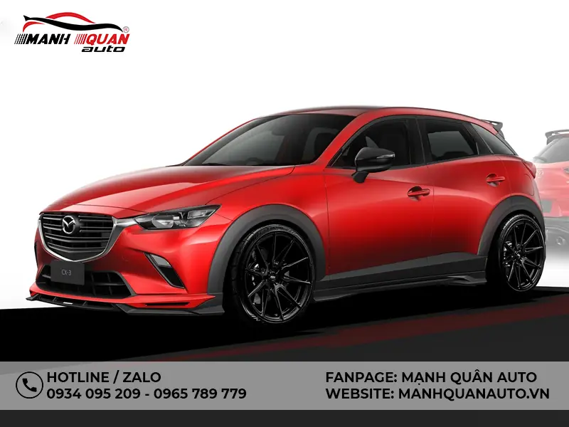 Body Kit Mazda CX-3 2022 Mẫu Vazooma-X