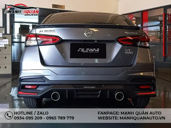 Body Kit Nissan Almera Sedan 2021 Mẫu Filewar