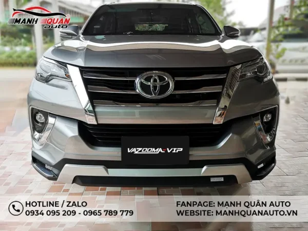 Body Kit Toyota Fortuner 2016 - 2019 Mẫu Vazooma-VIP