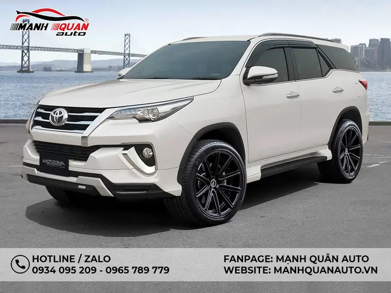 Body Kit Toyota Fortuner 2016 - 2019 Mẫu Vazooma-VIP