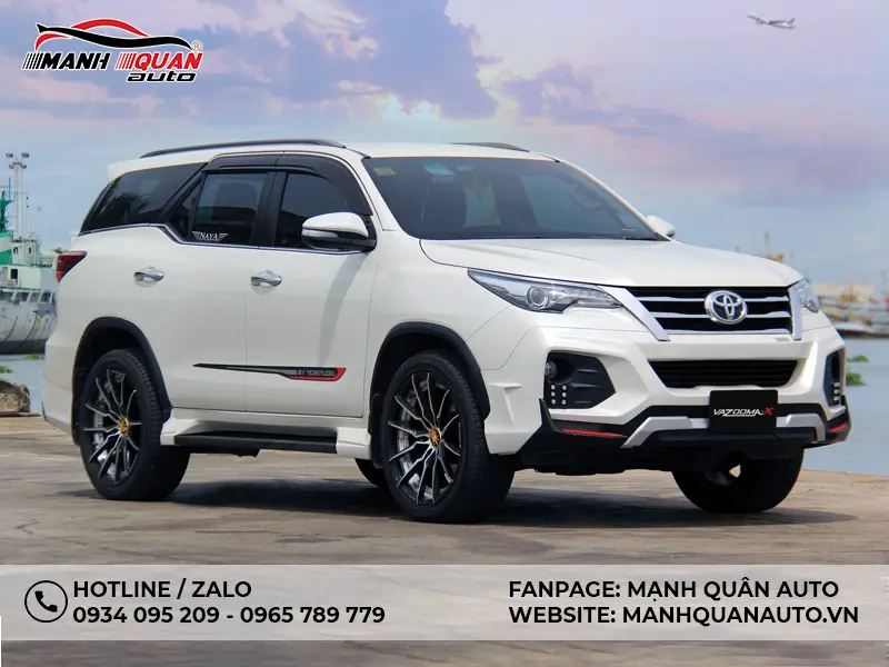 Body Kit Toyota Fortuner 2016 - 2019 Mẫu Vazooma-X